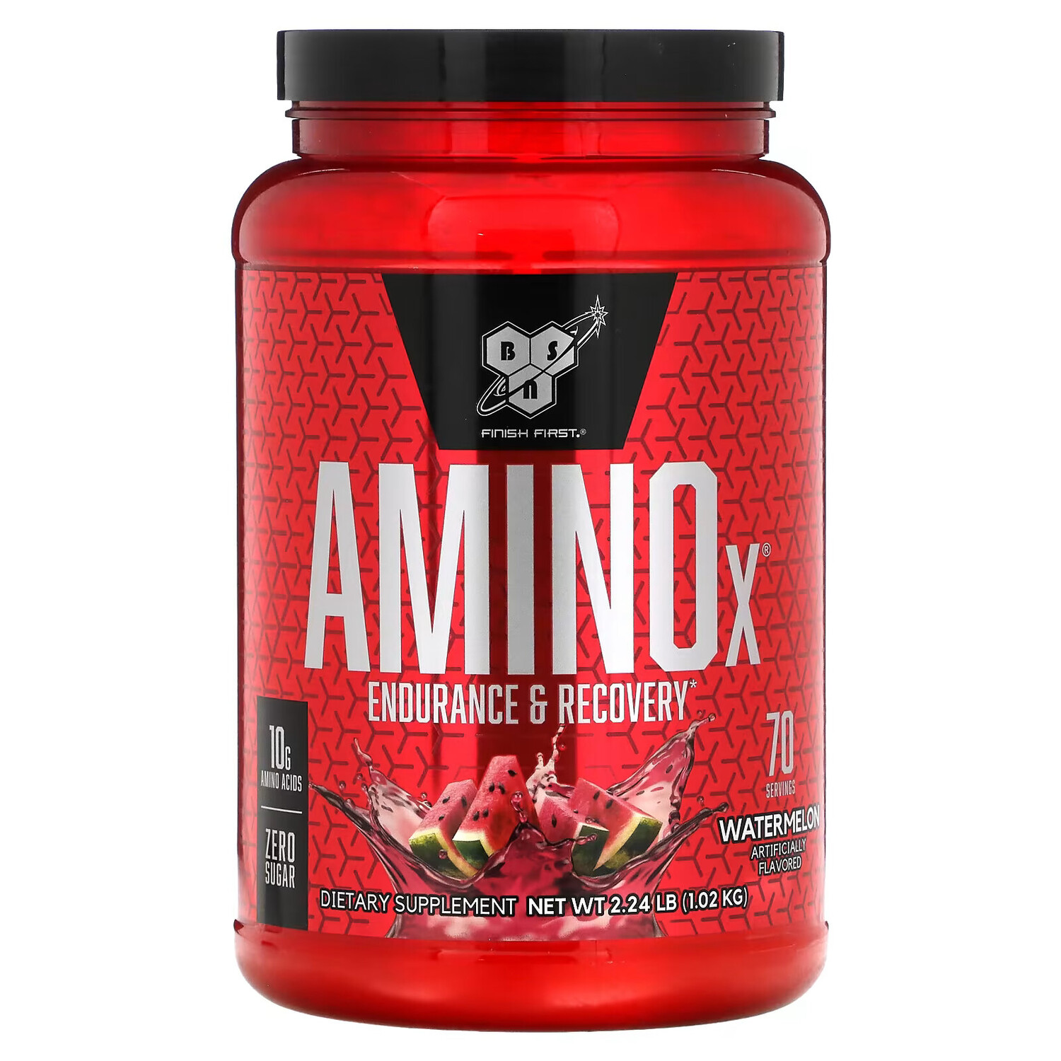 

BSN, AminoX, выносливость и восстановление, арбуз, 1,02 кг (2,24 фунта)