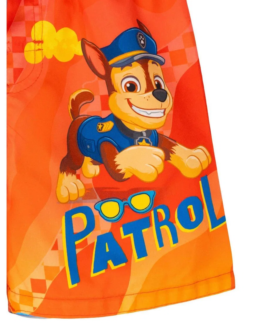Плавки для мальчиков с принтом Chase and Marshall, бренд Paw Patrol, Orange Chase Marshall — фото 3