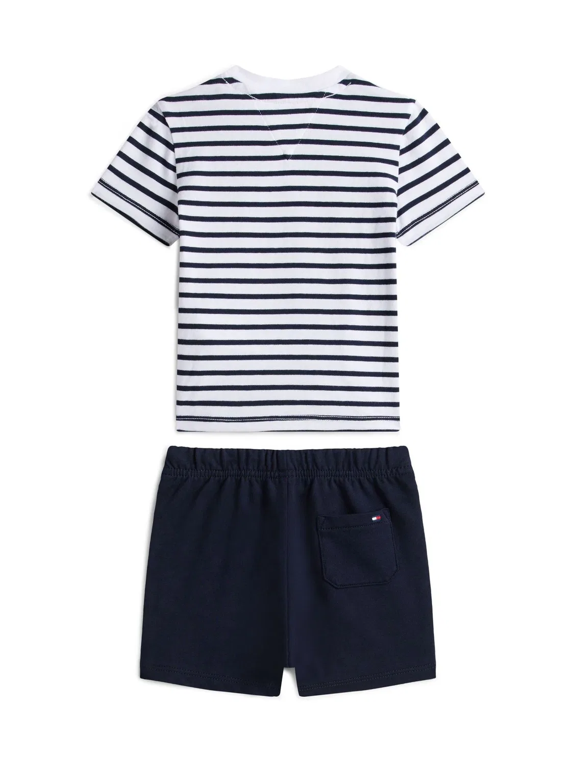 Комплект из футболки и шорт, полоска Tommy Hilfiger, синий — фото 2