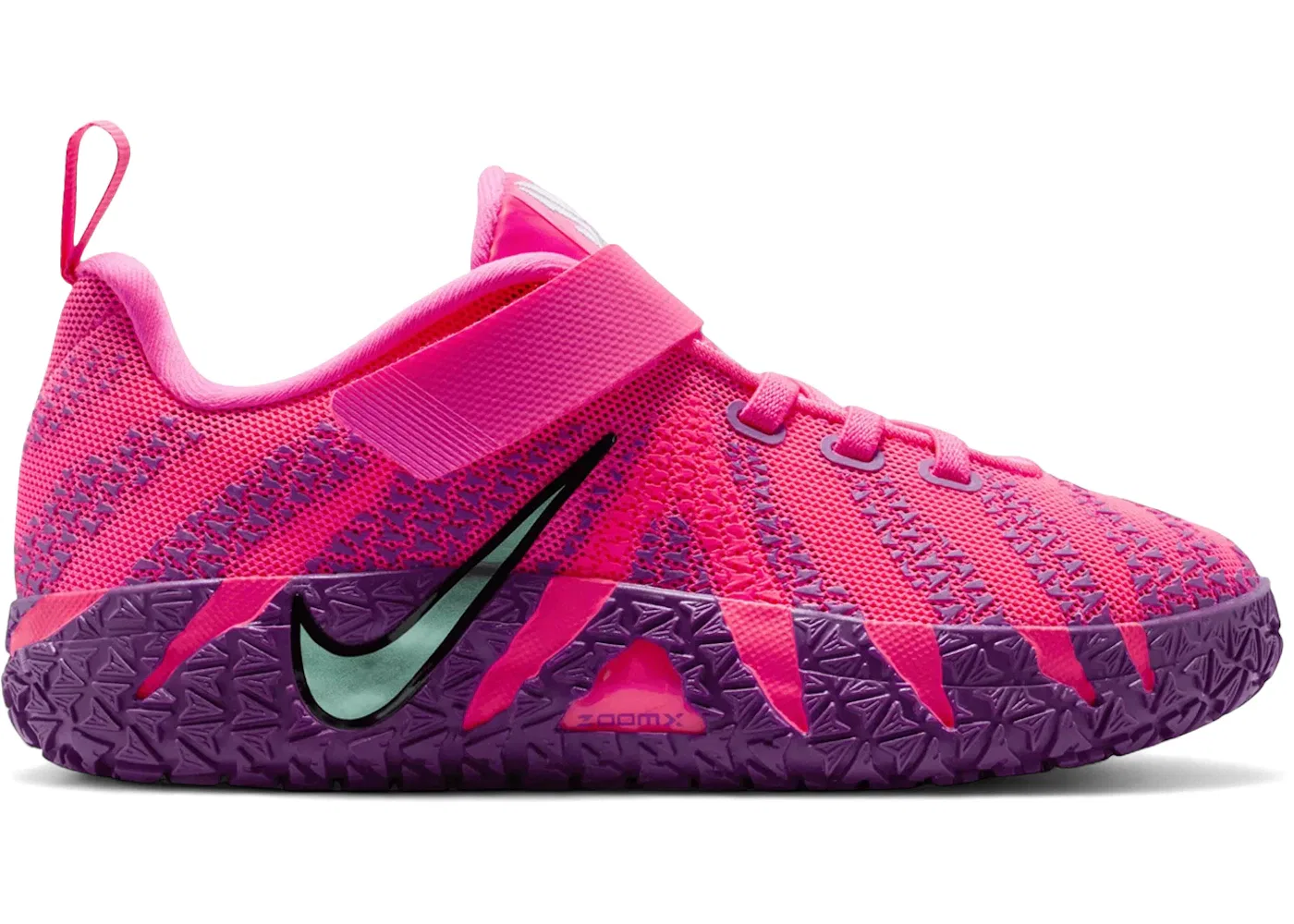 Детские кроссовки для активного спорта Nike Ja 3, Hyper Pink/Mint Foam/Black/Viotech