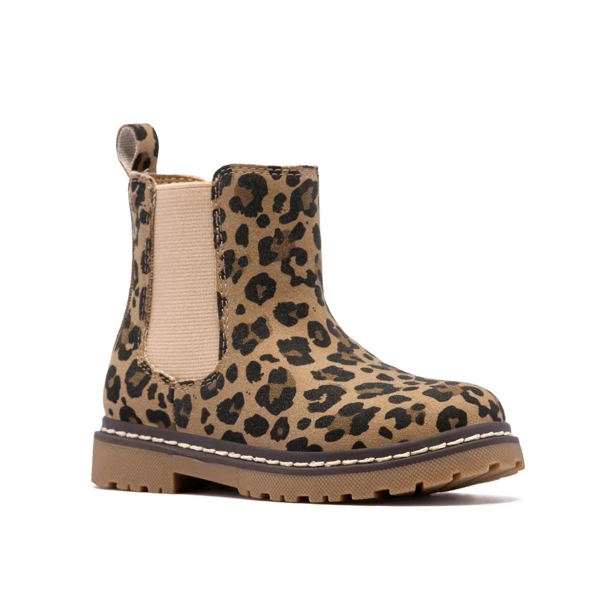 Детские ботинки челси с леопардовым принтом Adelaidefly t. Clarks, Brown — фото 4