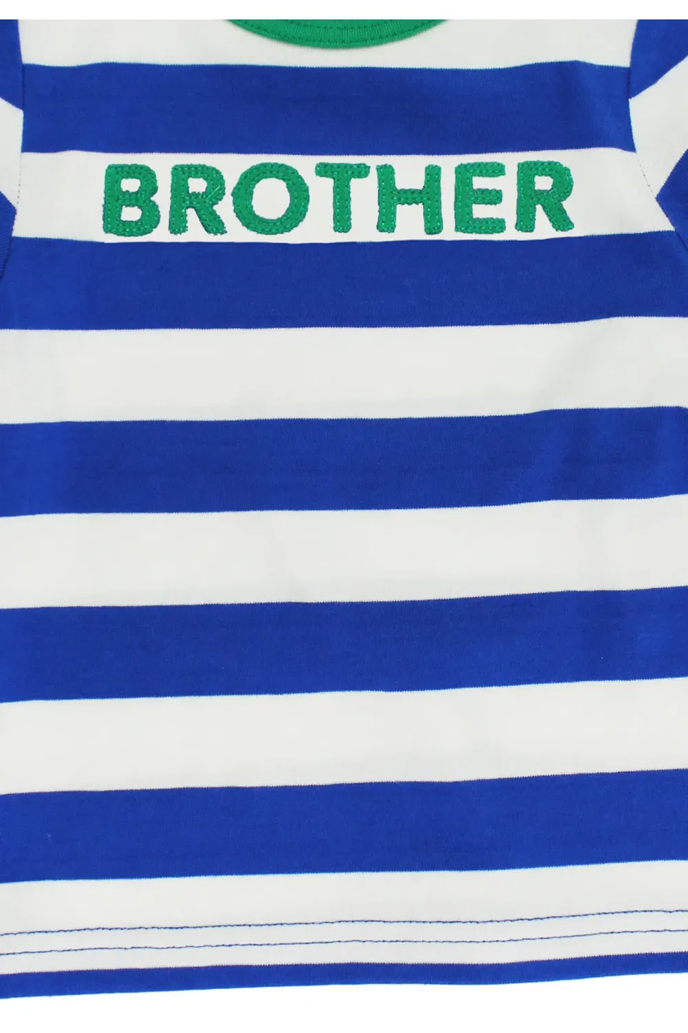 Детская футболка с длинным рукавом Stripe Brother Applique Toby Tiger, Blue — фото 2