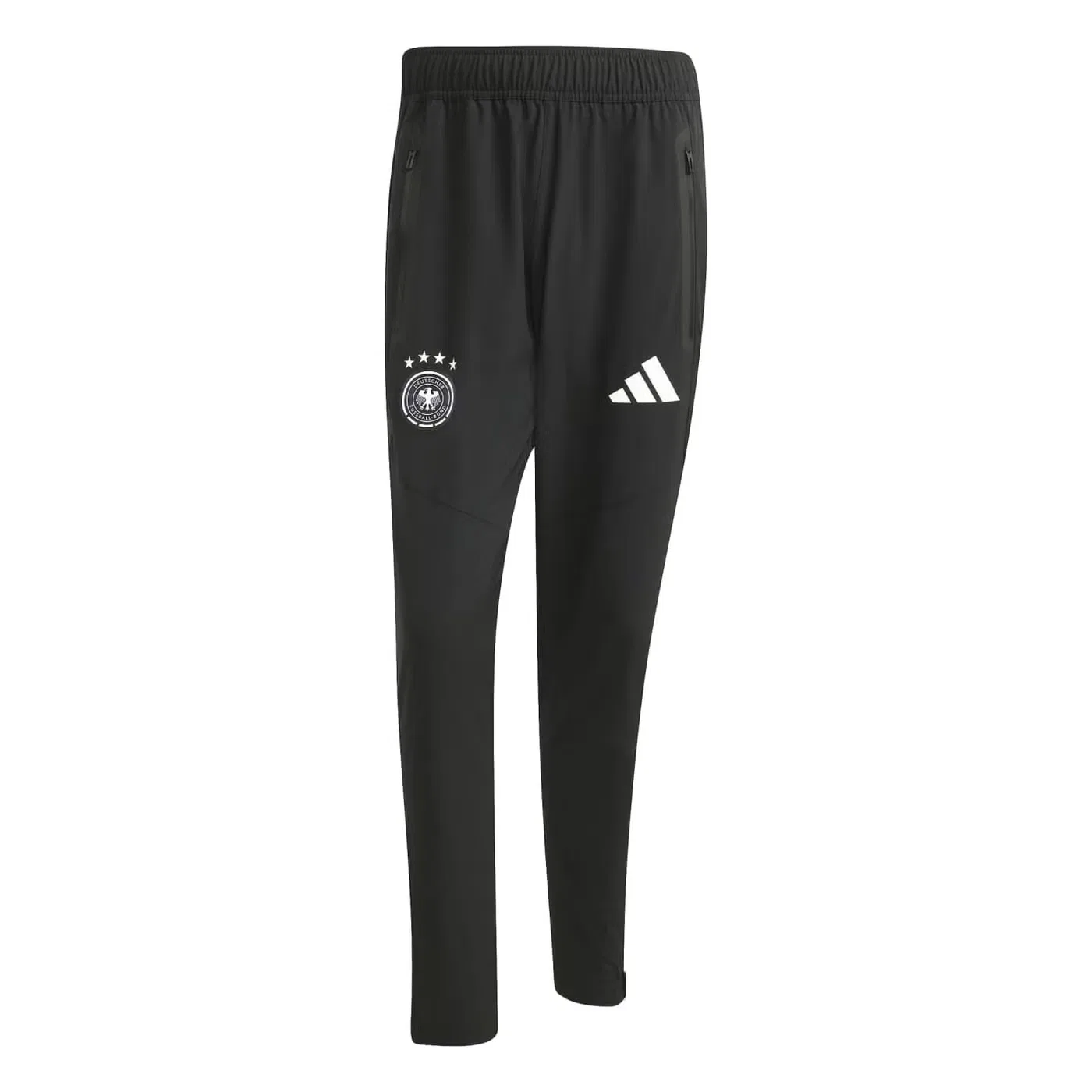 Брюки спортивные с логотипом Germany Tiro Travel Adidas, черный
