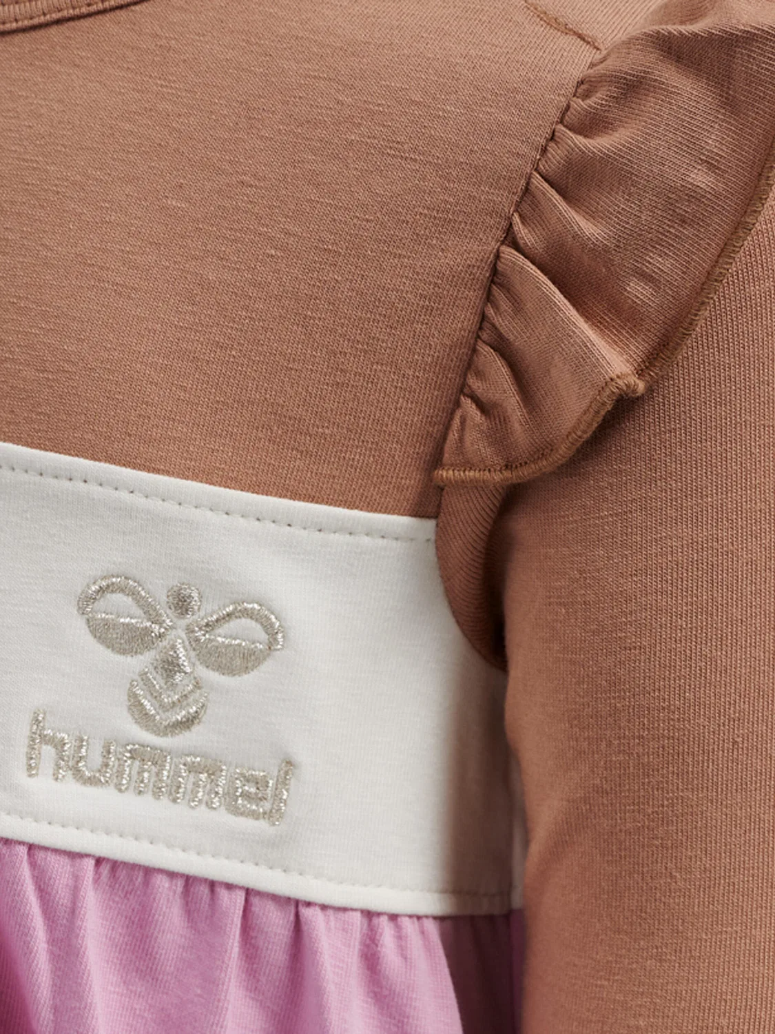 Детское платье с длинным рукавом Hmljamila Hummel, Blasses Bonbonrosa — фото 3