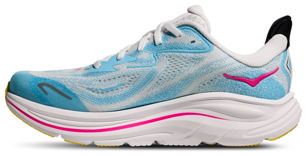 Кроссовки для девочек Clifton 10 HOKA, цвет Frost/Soaring Blue — фото 2