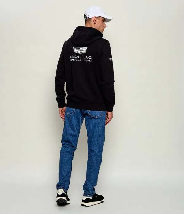 Мужской пуловер с капюшоном Tommy Hilfiger X Cadillac Formula 1 Team, черный — фото 2
