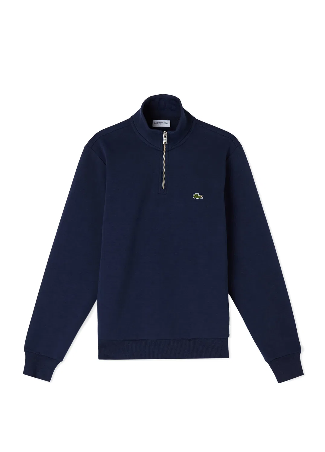 Свитшот с полумолнией Lacoste Classic Fit, navy