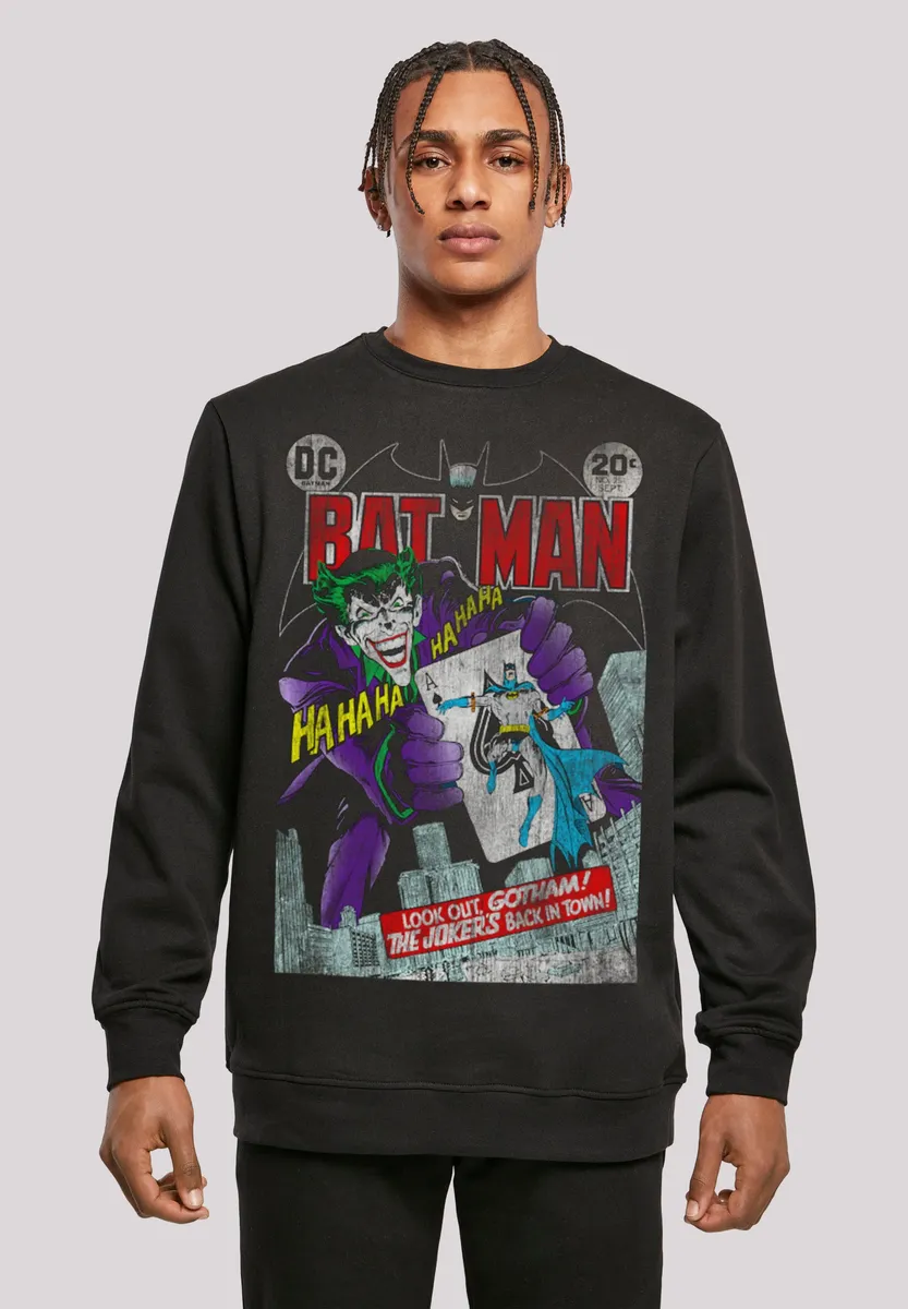 

Толстовка F4NT4STIC "Batman Joker Playing Card Cover", принт, черный