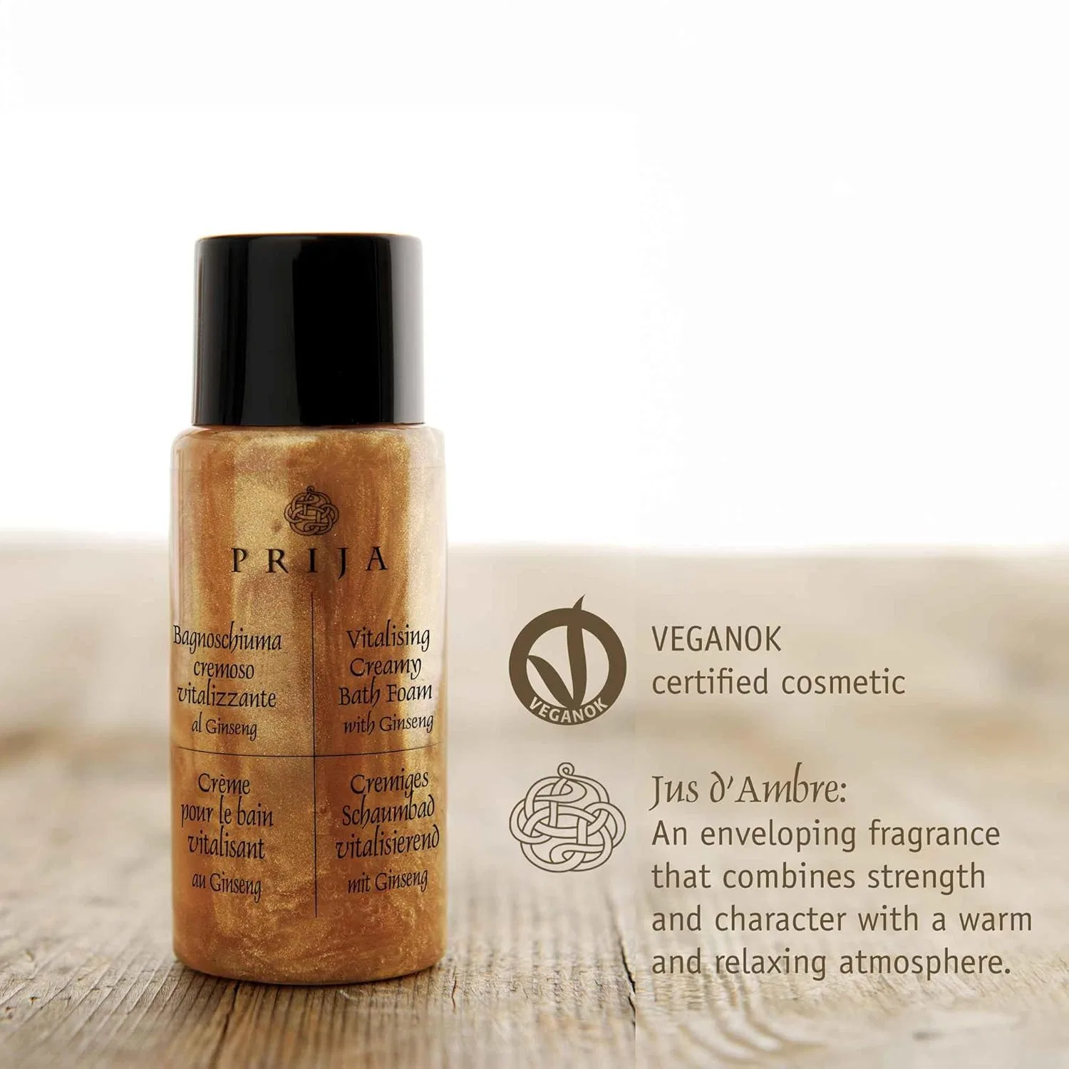 Гель для душа Ginseng Revitalising, Prija, 216 бутылочек по 40 мл — фото 3