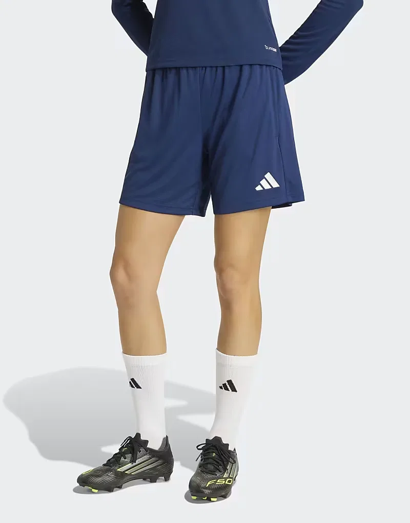 Тренировочные шорты Adidas Performance Entrada26 в темно-синем цвете (2 шт)/белом цвете