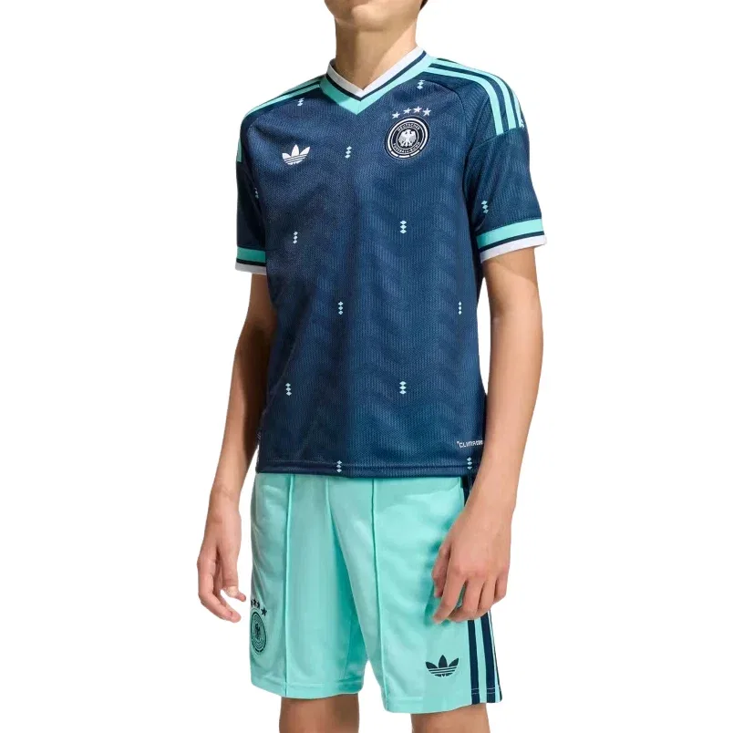Детская футболка-джерси Adidas Germany 26 Away Jersey, темно-синий — фото 3