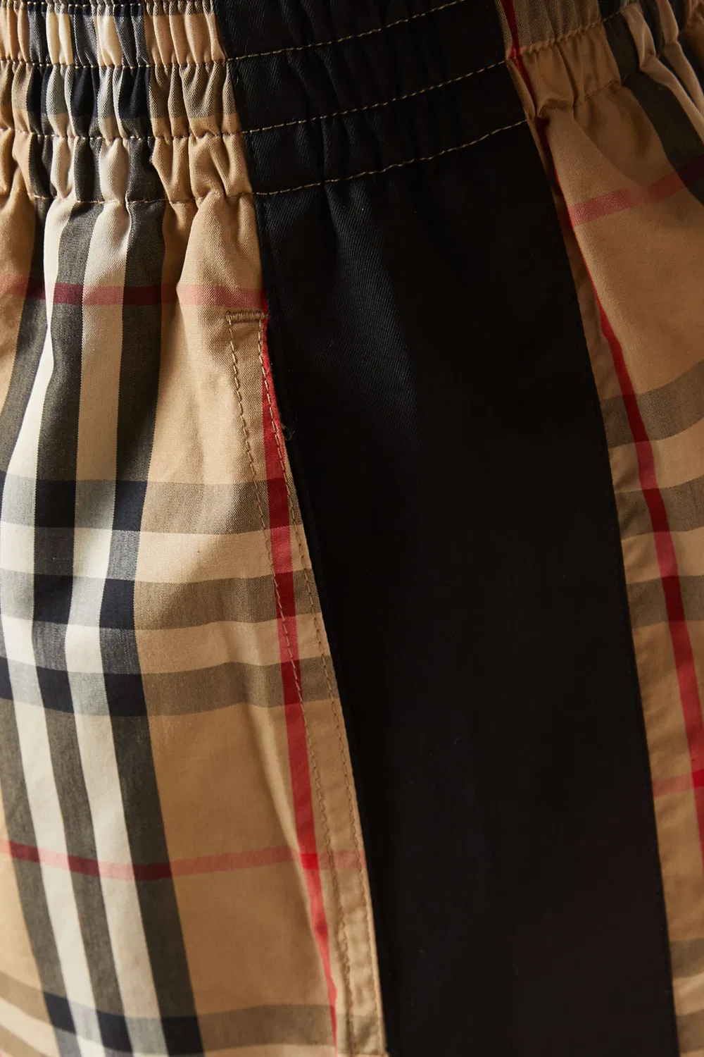 Брюки прямые с принтом в клетку Burberry, нейтральный — фото 4