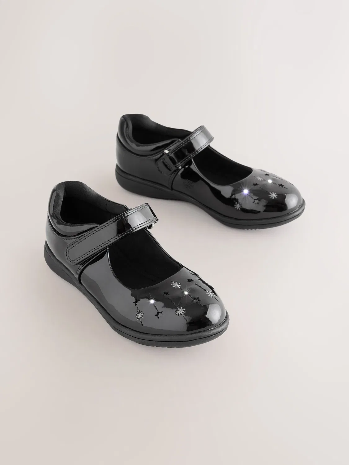 Туфли Мэри Джейн с подсветкой, Black Patent Next