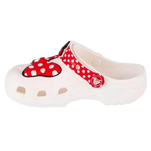 Детские клоги с принтом Classic Disney Minnie Mouse Clog Crocs, Weiss — фото 2