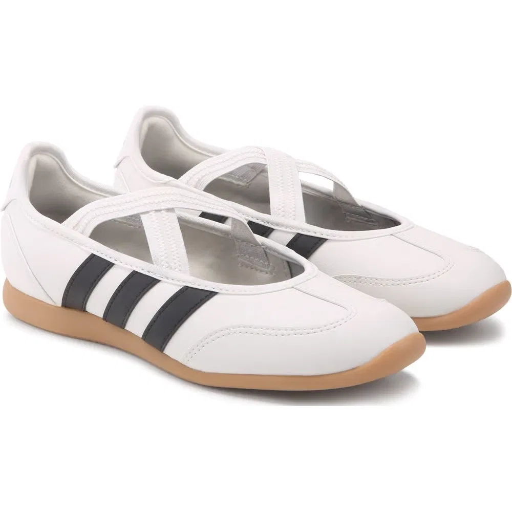 Детские кроссовки Barreda Mary Jane Adidas, White/Black