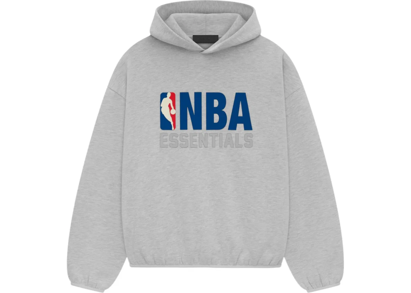 Мужская худи с принтом Fear of God Essentials NBA Hoodie Fear of God, Light Heather