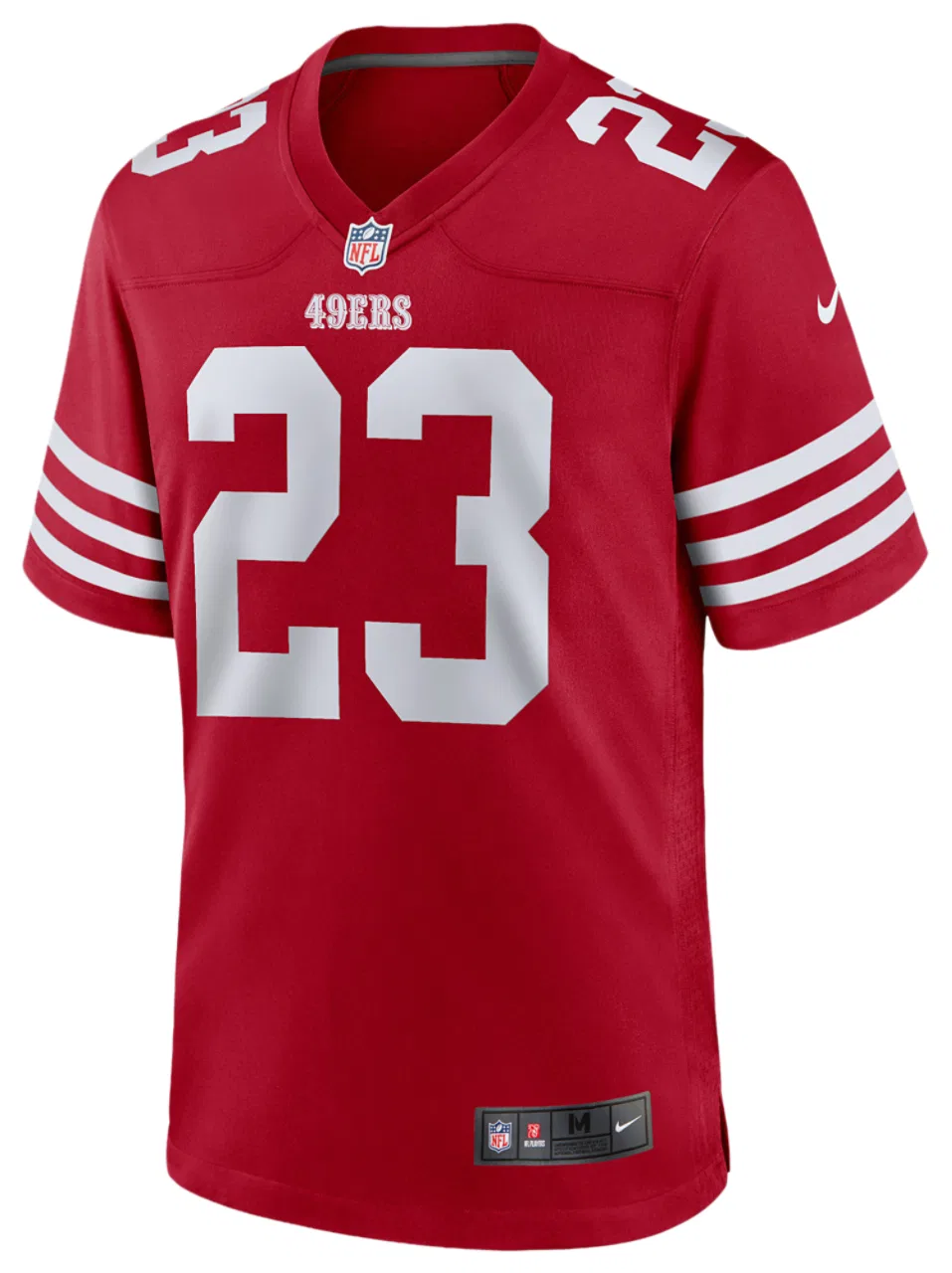 Мужская футболка с принтом Nike 49ers Game Day Jersey, Nike, Scarlet — фото 2