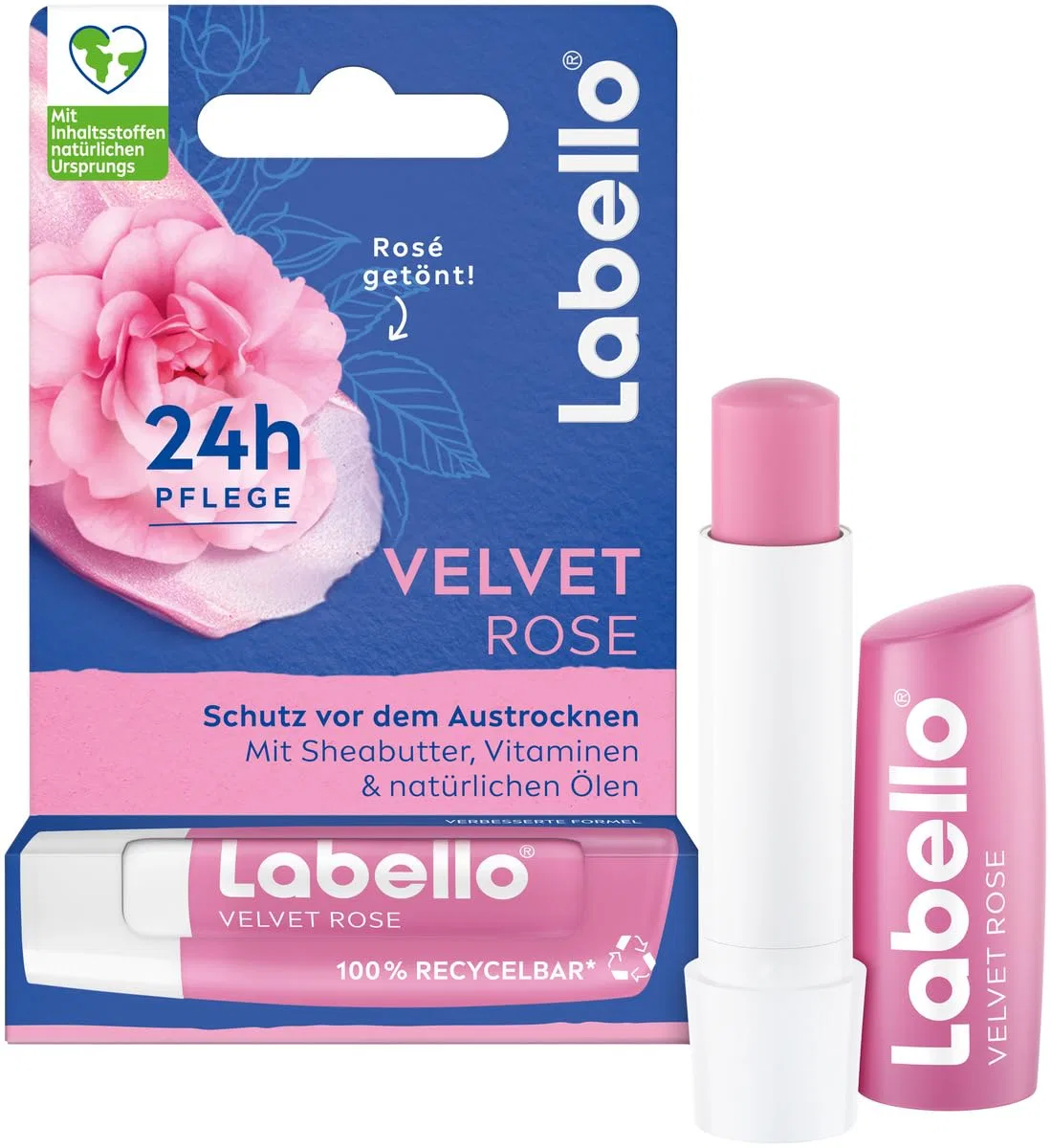 Бальзам для губ Velvet Rose от Labello Labello