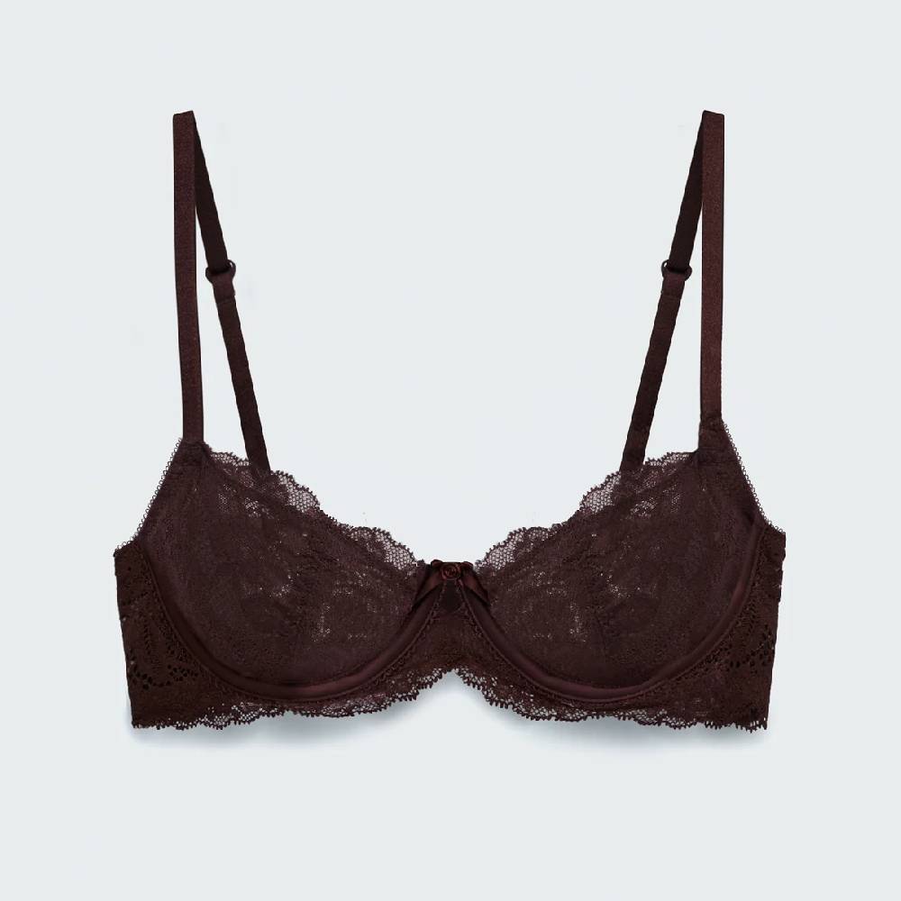 

Бюстгальтер Syrn Forget Me Not Unlined Balconette, коричневый
