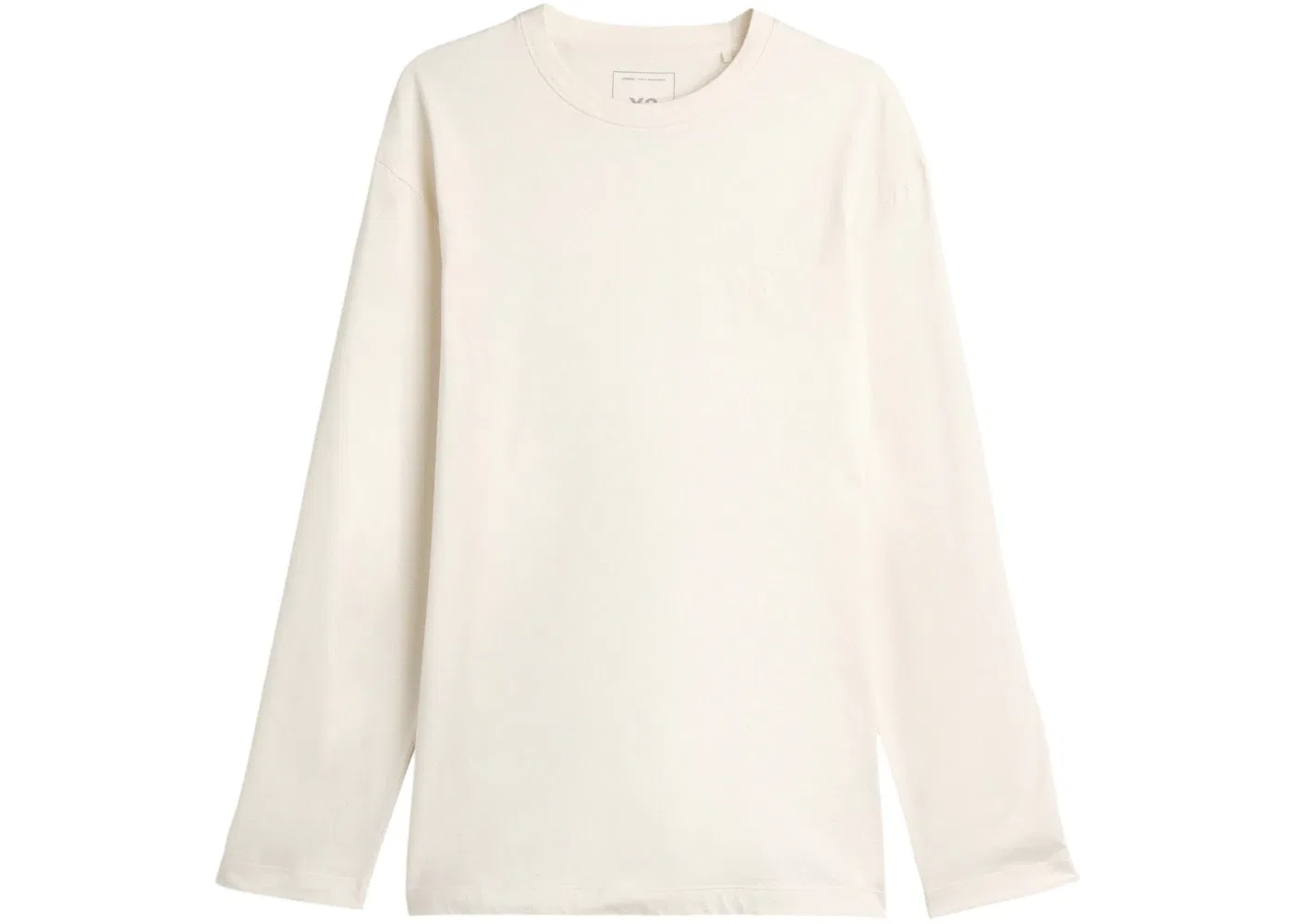 Женская футболка с длинным рукавом Y-3 Logo Tee Adidas, Chalk White