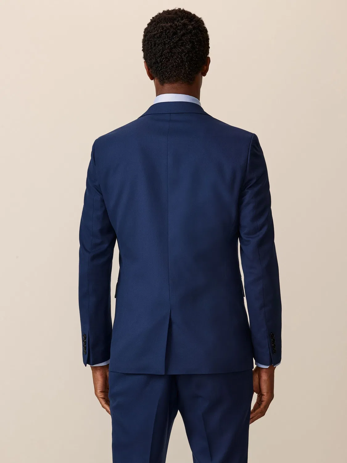 Пиджак костюмный Slim Fit Textured Next, ярко-синий — фото 3