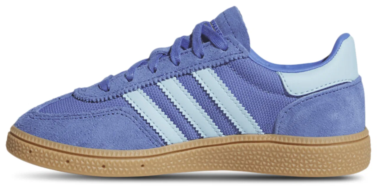 Детские кроссовки Handball Spezial Adidas, цвет Real Lilac/Icey Blue/Gum — фото 2