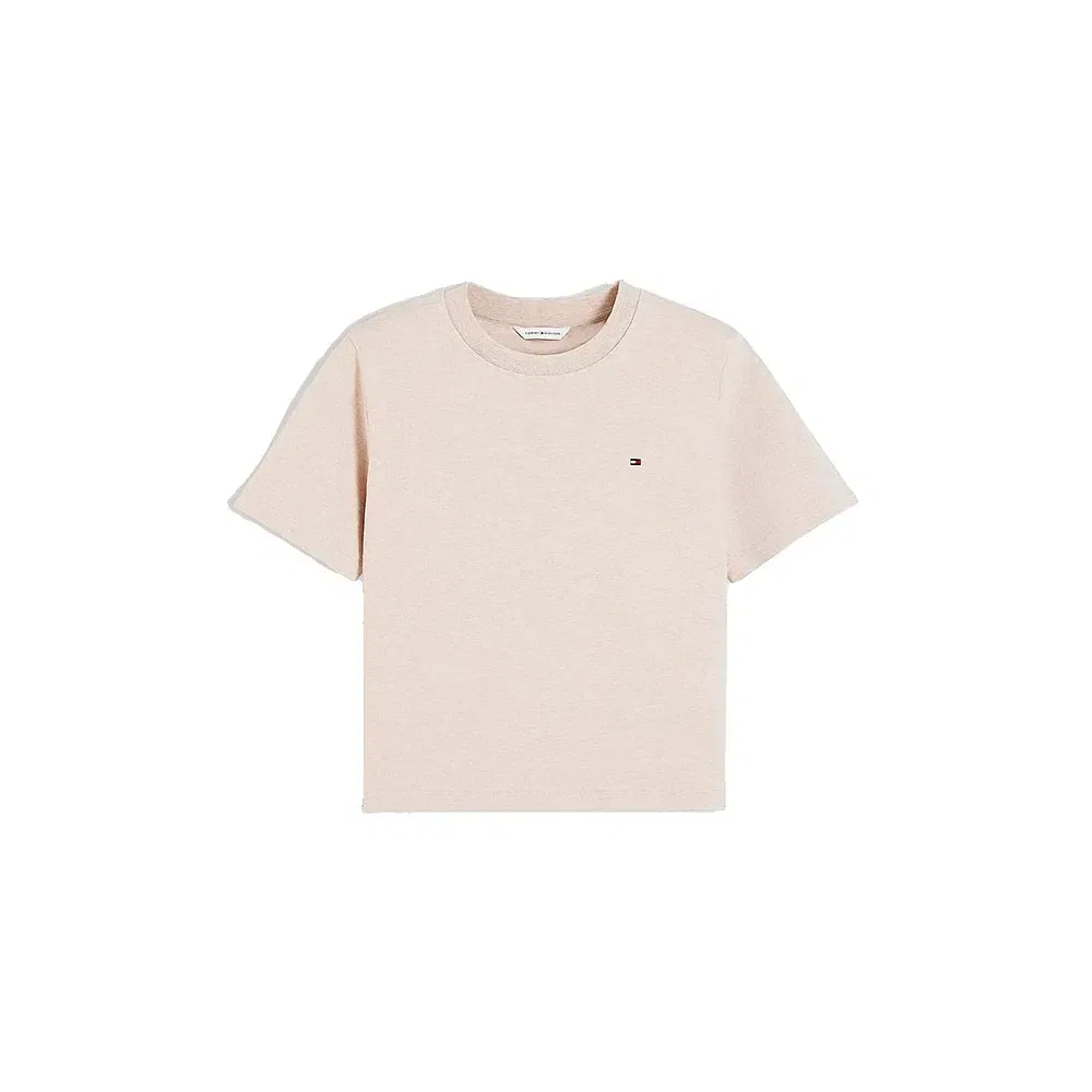 Женская футболка свободного кроя Tommy hilfiger, Beige — фото 3