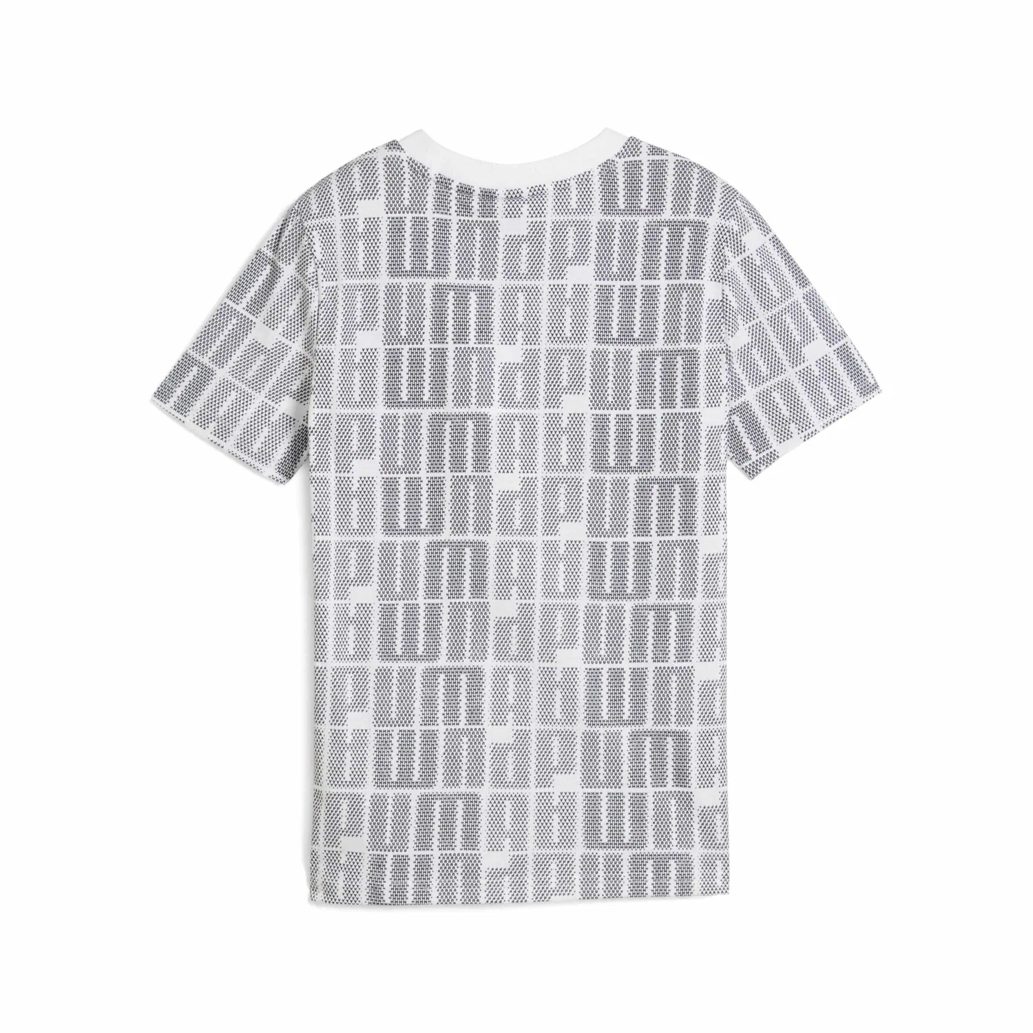 Детская футболка с принтом Puma ESS LOGO LAB AOP Tee B, Weiss — фото 2