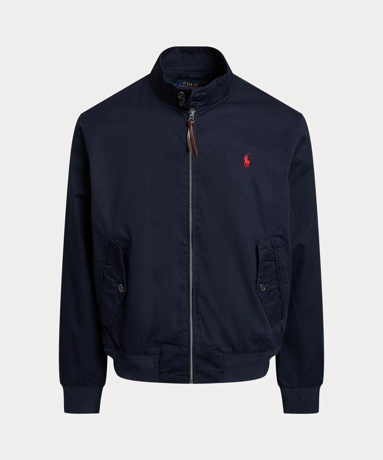 Куртка из хлопкового твила с вышивкой пони, Polo Ralph Lauren, синяя — фото 2
