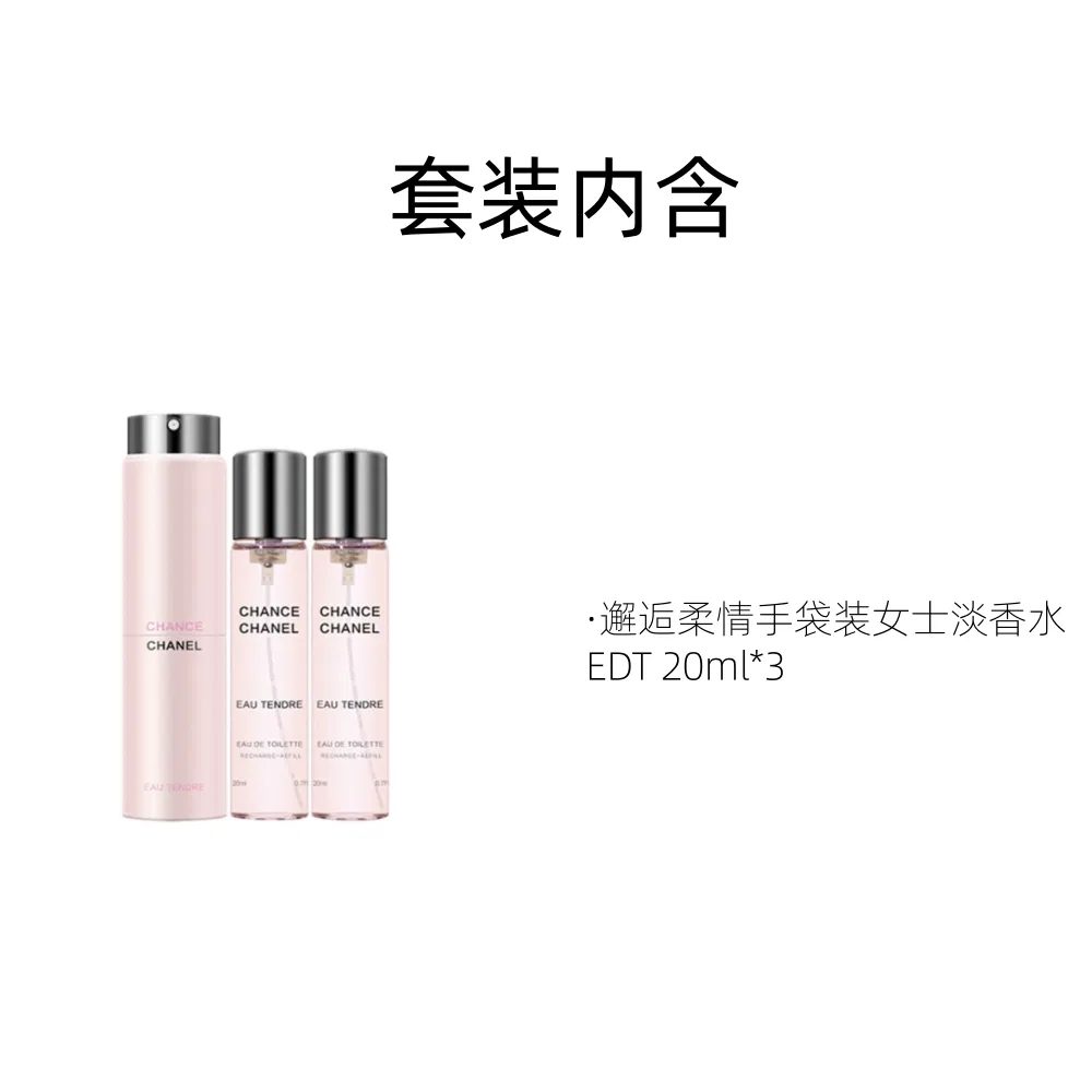 Женский набор духов-путешествий Chanel Pink Encounter, 3x20 мл, Chanel, Multicolor — фото 2