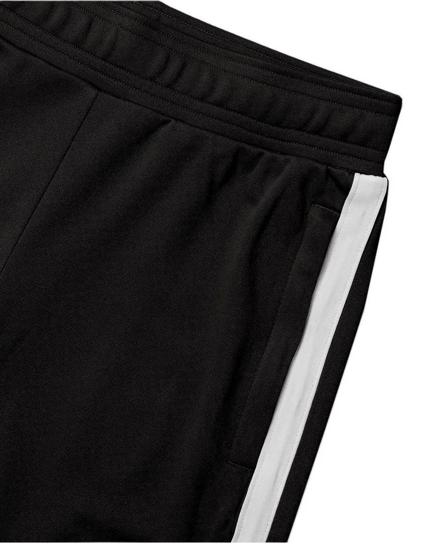 Спортивные брюки из трикотажа с боковыми молниями Lands' End, Black — фото 3