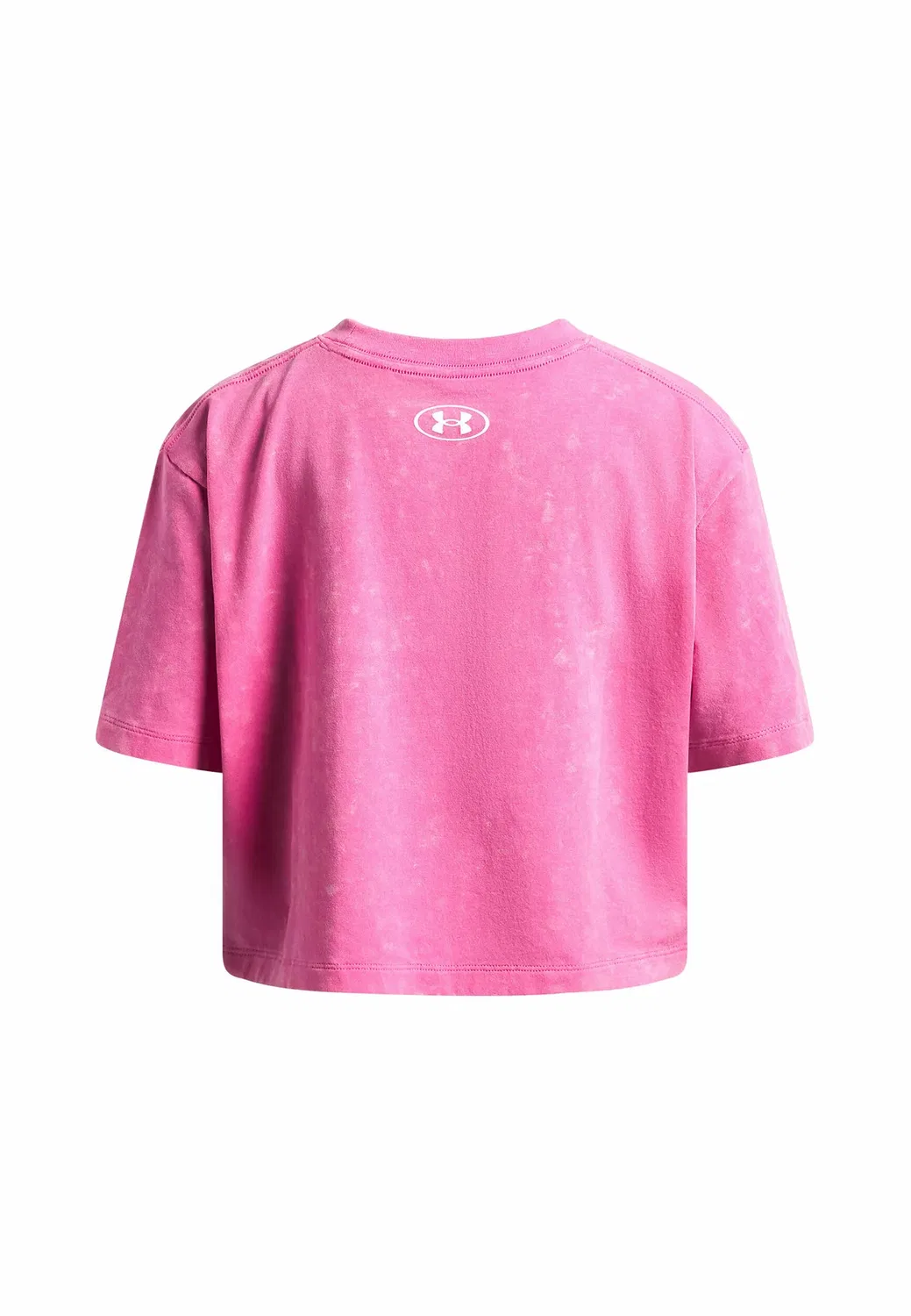 Футболка унисекс Rival wash - базовая модель Under Armour, Pink Frenzy — фото 2