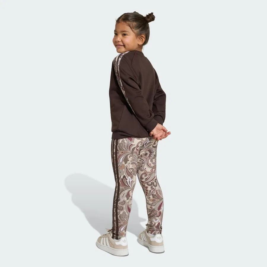 Спортивный костюм ADIDAS ORIGINALS 'Adidas x Liberty London' коричневого цвета — фото 3