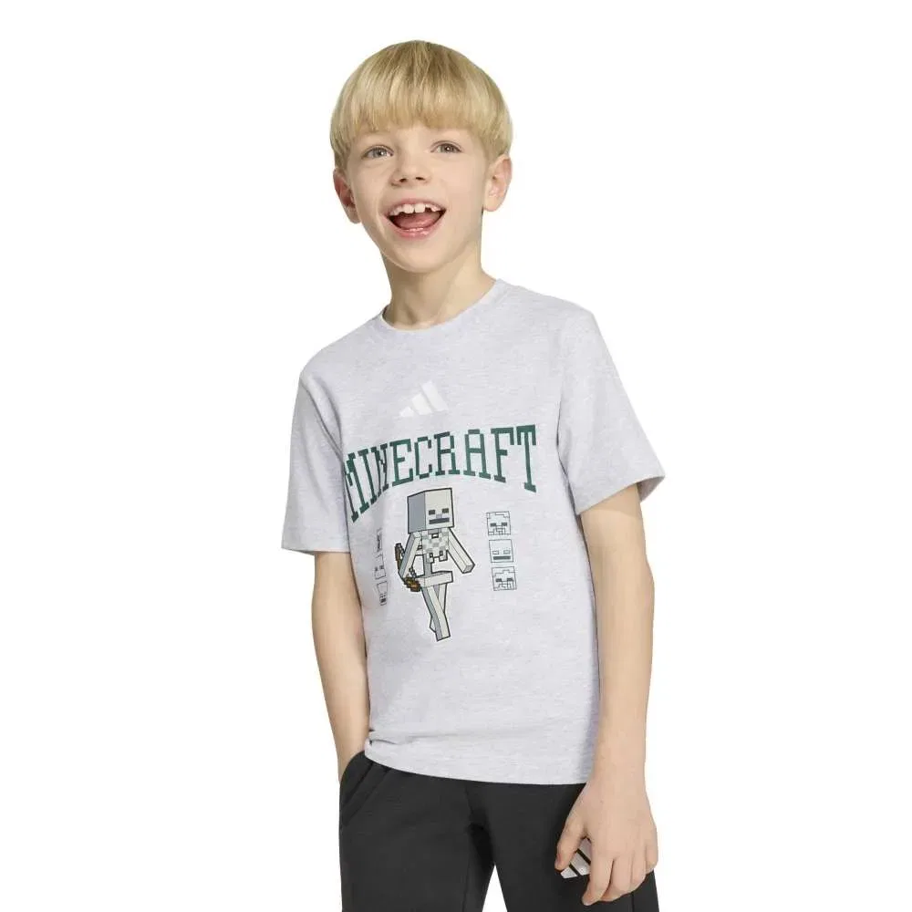 Футболка с коротким рукавом Minecraft Adidas, белый