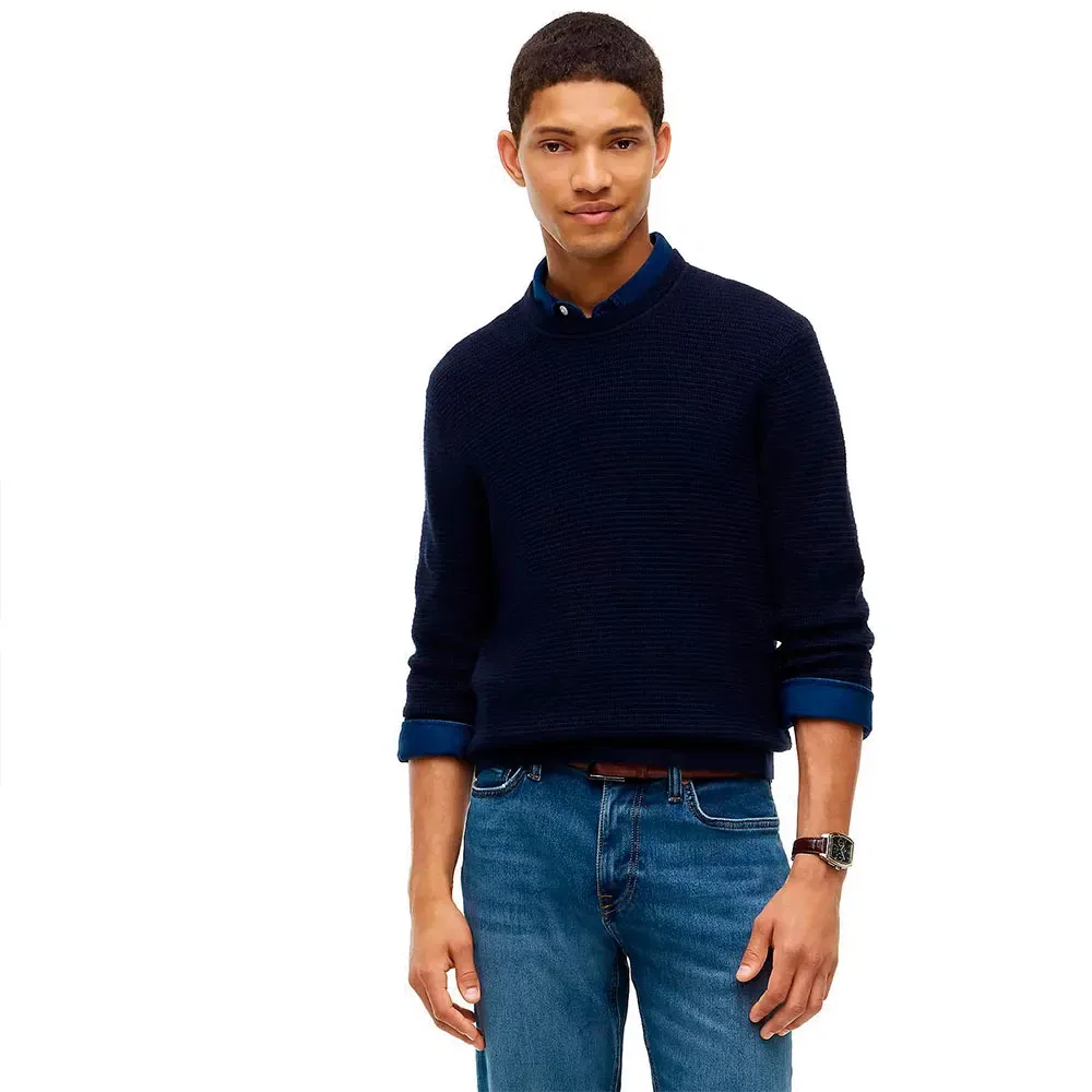 Мужской свитер из хлопка с кашемиром Tommy hilfiger, Blue