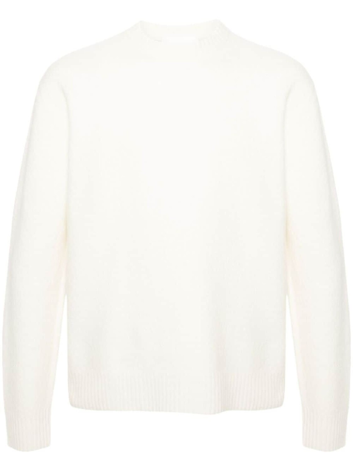 

Jil Sander джемпер из вареной шерсти с круглым вырезом, белый