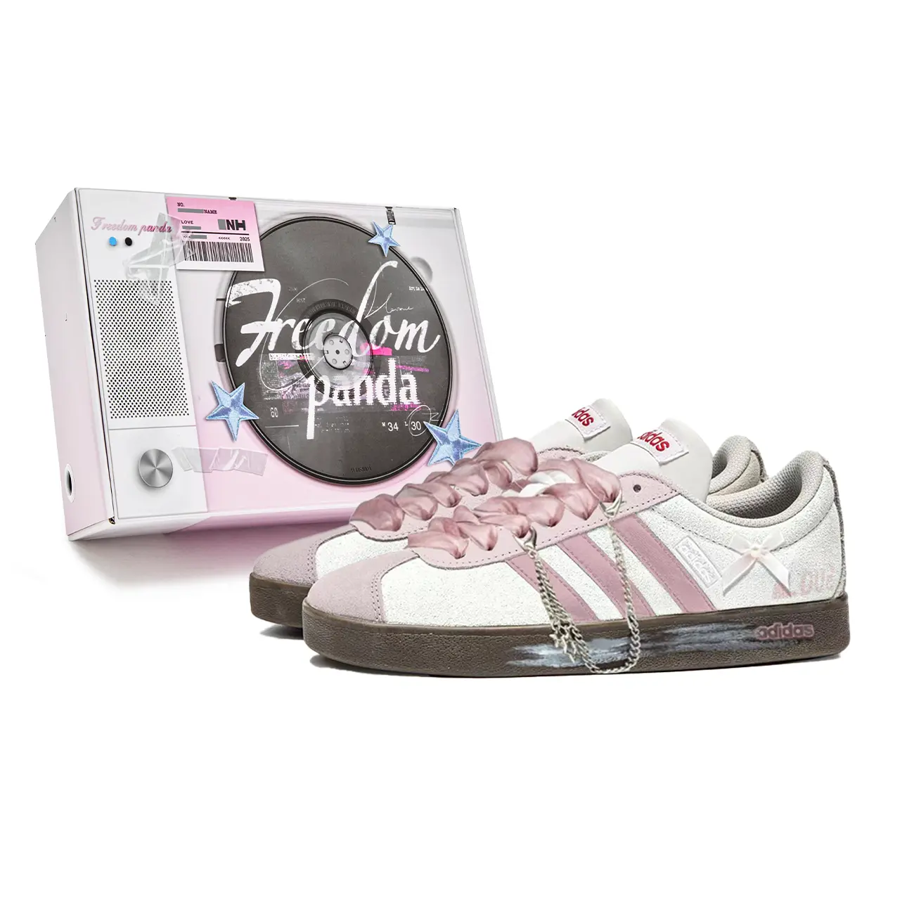 

Adidas Neo VL Court Lifestyle Skateboard Shoes Unisex Low top Pink/White