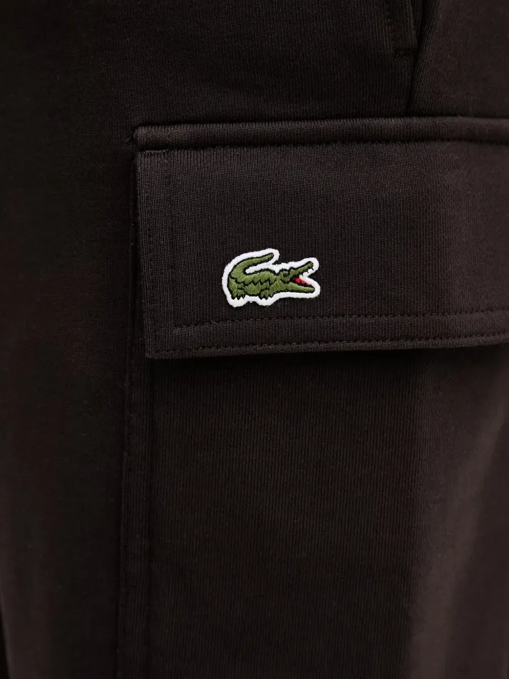 Шорты-карго с нашивкой-логотипом Lacoste, коричневый — фото 4