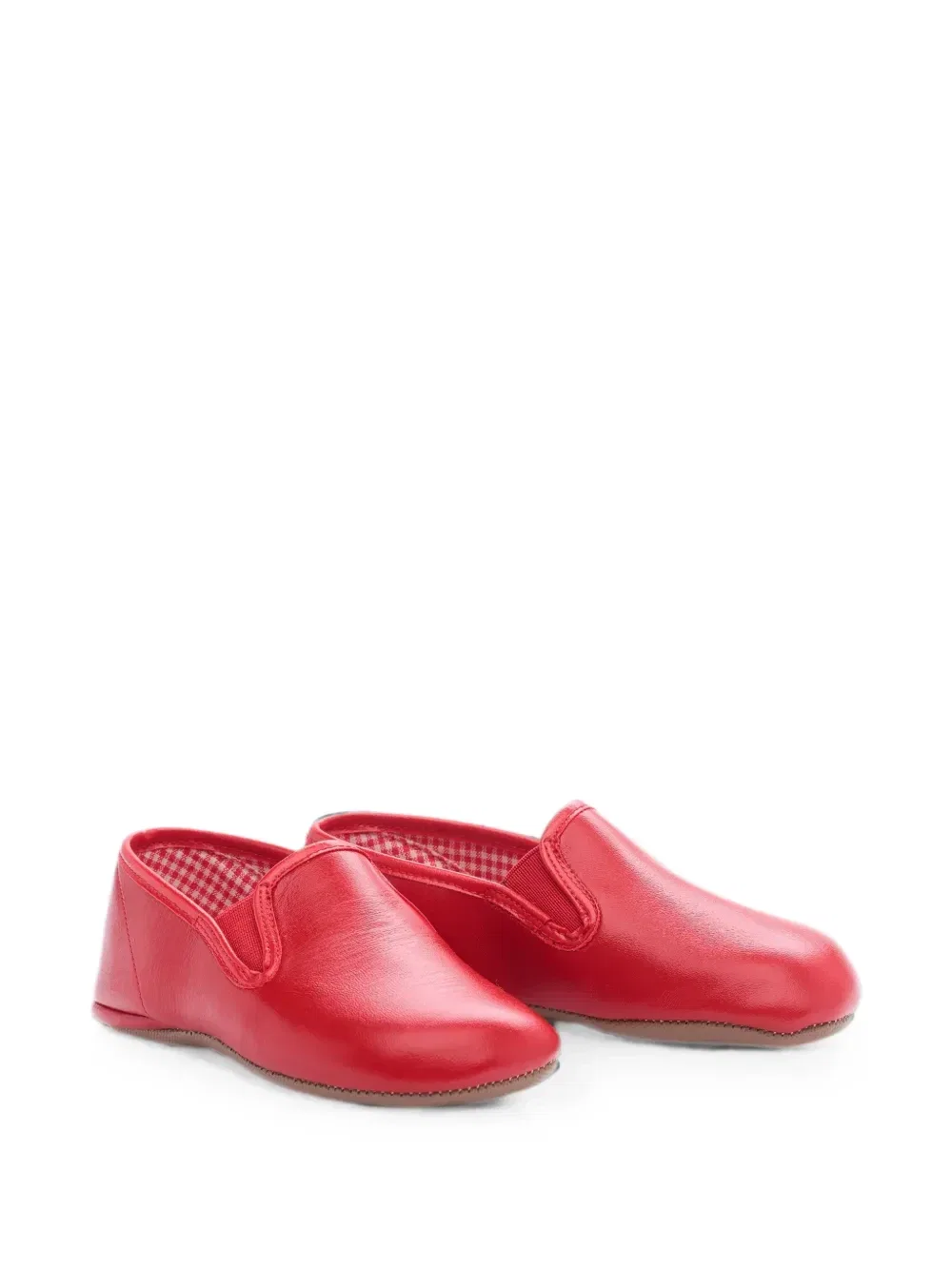 Кожаные лоферы Terry на резинке Pèpè, красный