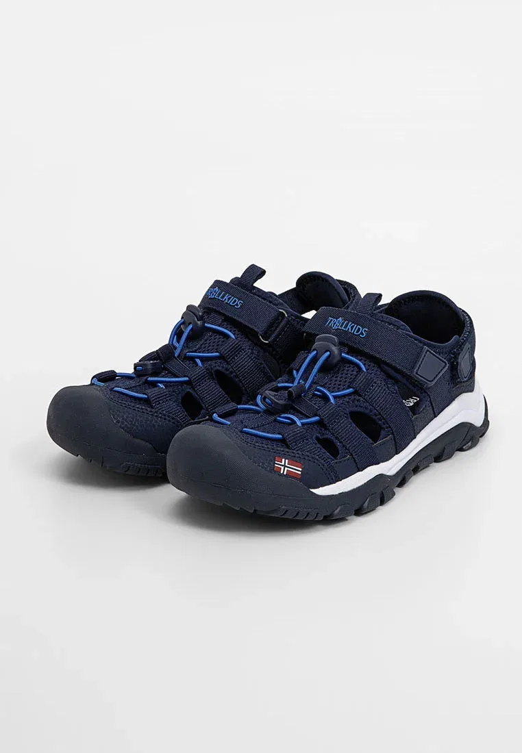 Спортивные сандалии унисекс - сандалии для ходьбы Trollkids, Navy Blue — фото 2