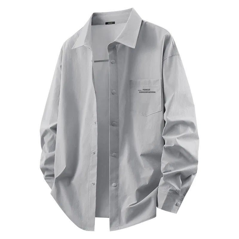 Детская рубашка с воротником MINISO, Space Gray