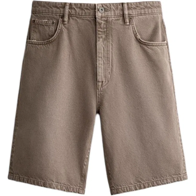 Мужские джинсовые шорты Origins Brown ZARA, Brown