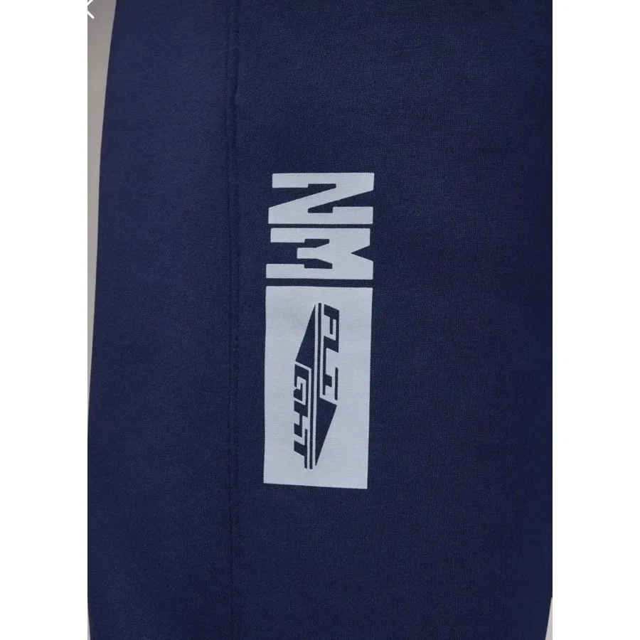 Спортивные штаны из футера Nike Jordan Brooklyn Fleece Pant Ho Gfx, Темно-синий — фото 4