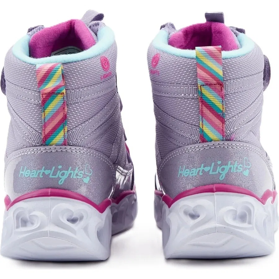 Детские кроссовки со светящимися вставками Heart Lights Sweet Styling Skechers, Фиолетовый — фото 4
