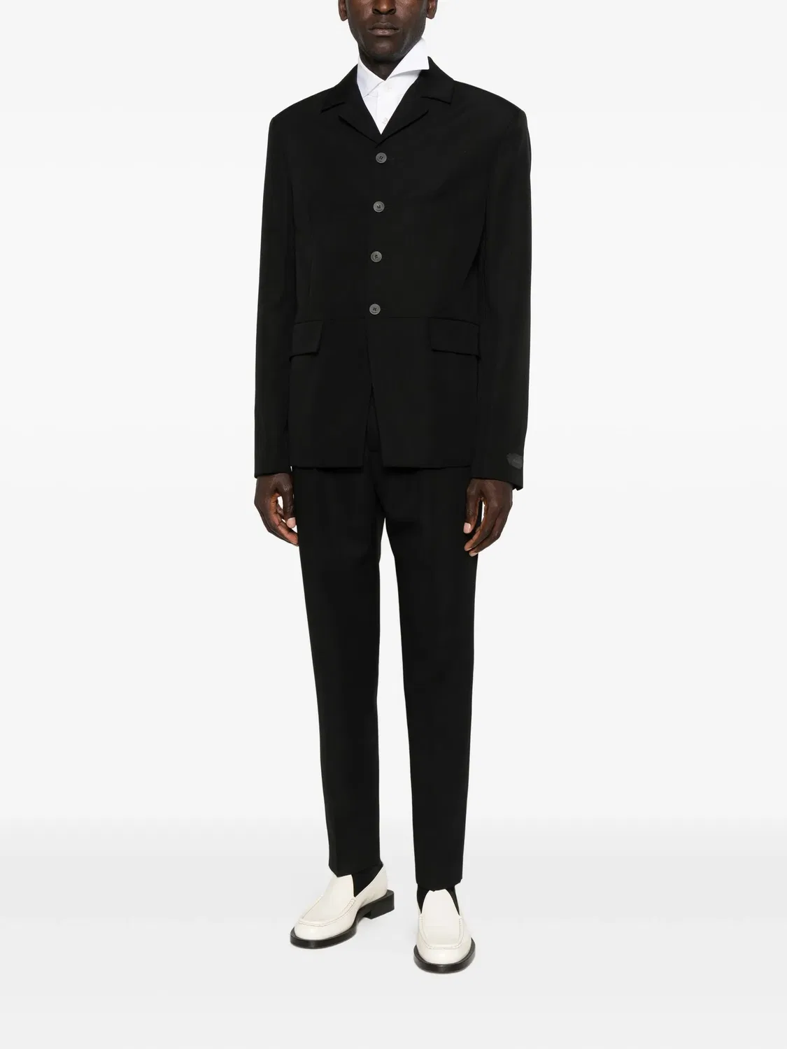 Брюки с плиссированным фасадом Jacquemus, черный — фото 4