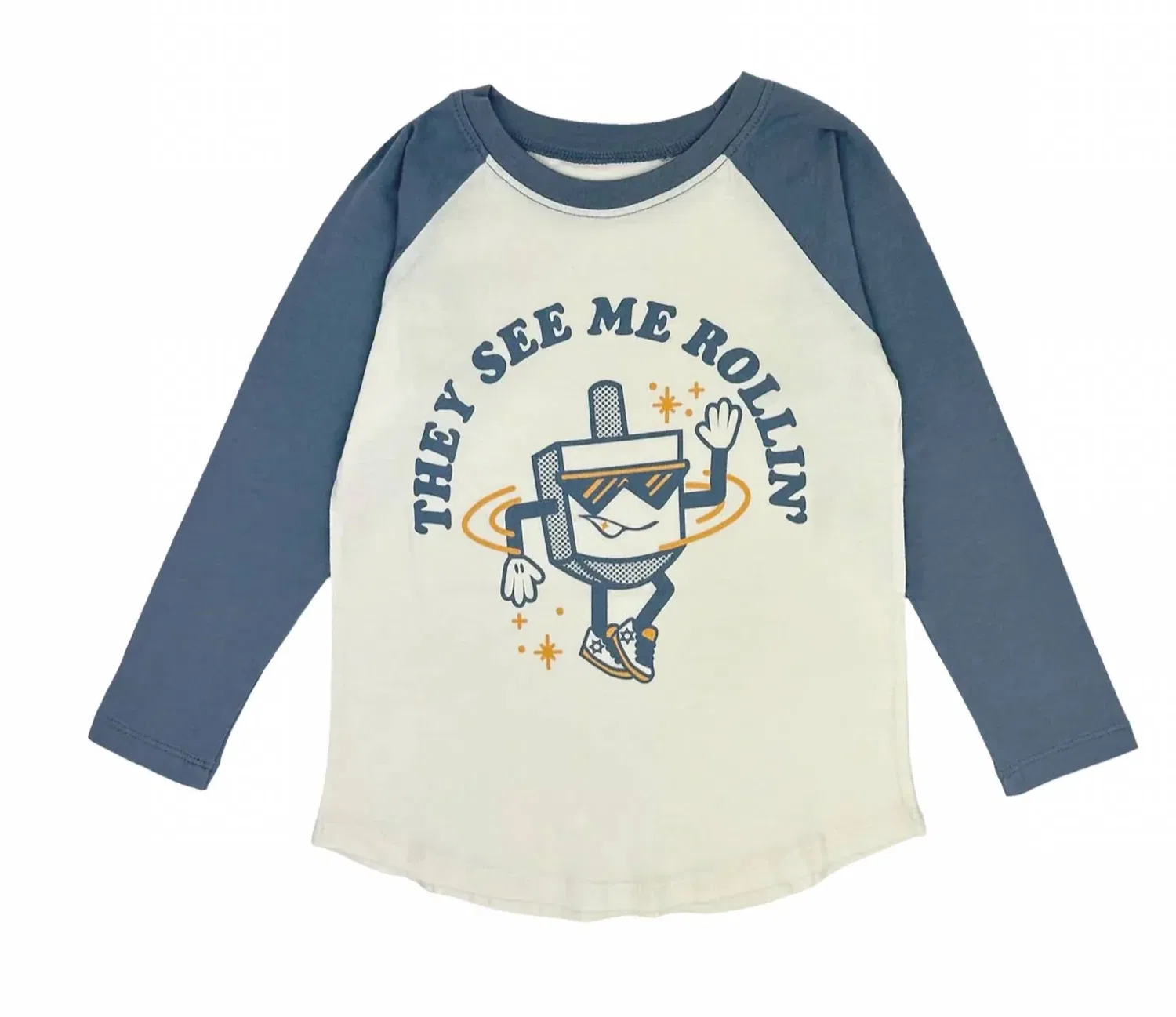 Детский лонгслив с принтом See Me Rollin’ TINY WHALES, Cream