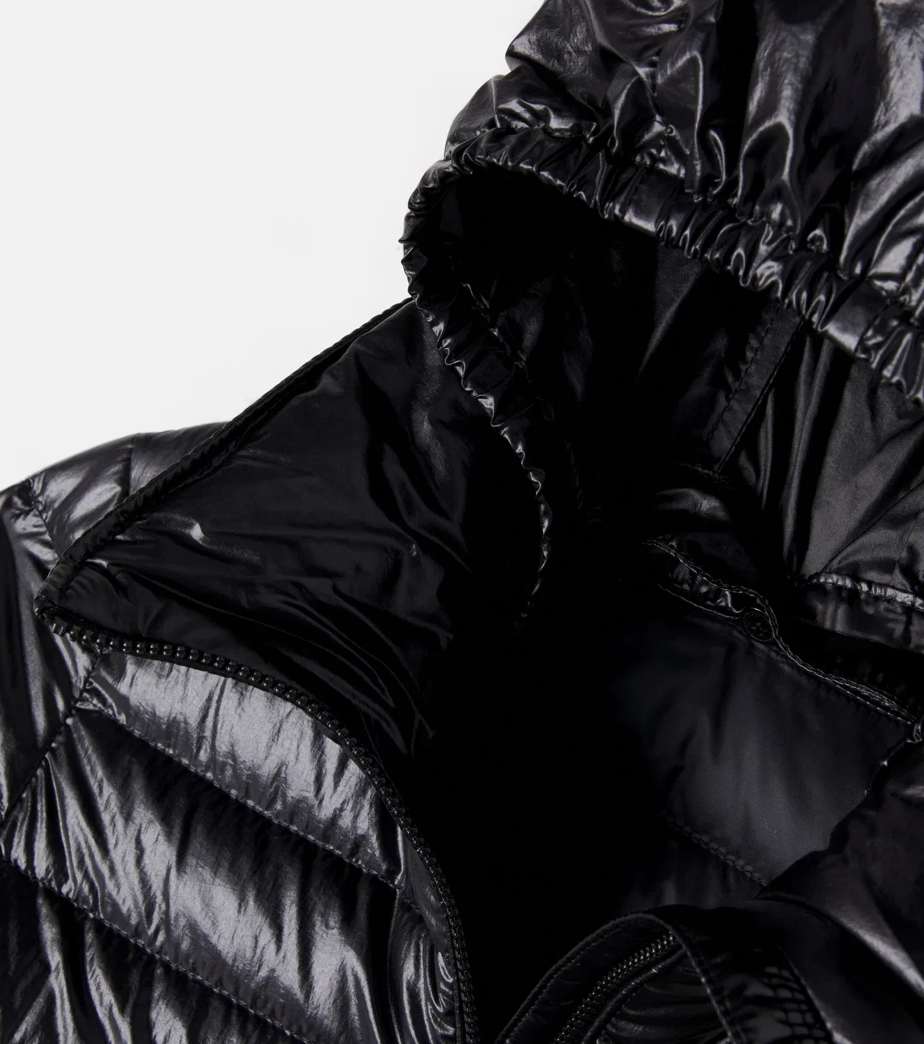 Пуховик Fem, Moncler Enfant, черный — фото 3