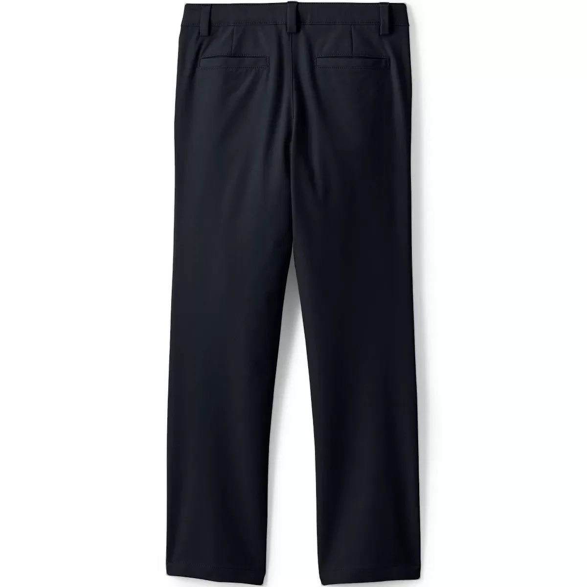 Детские брюки для девочек активные чинос Lands' End, Black — фото 4