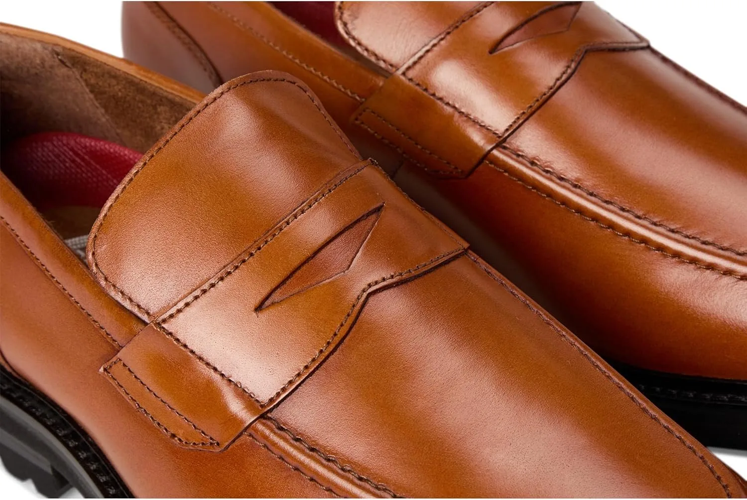 Мужские слипоны Stacy Adams Hayes Penny Slip On College Shoes (лоферы), светло-коричневый — фото 2