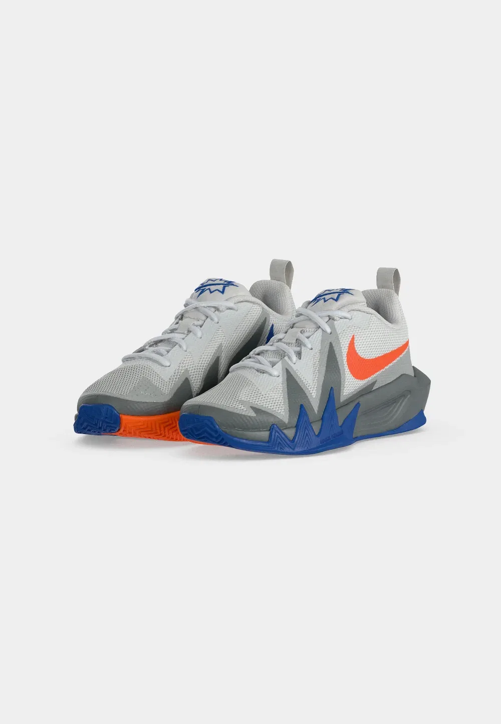 Баскетбольные кроссовки St Dynamite унисекс Nike Performance, Vast Grey/Safety Orange/Light Smoke Grey/Smoke Grey/Game Royal — фото 3